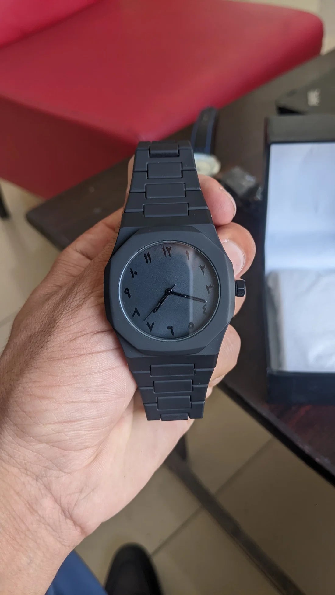Arabic Aura Watch (All Black)